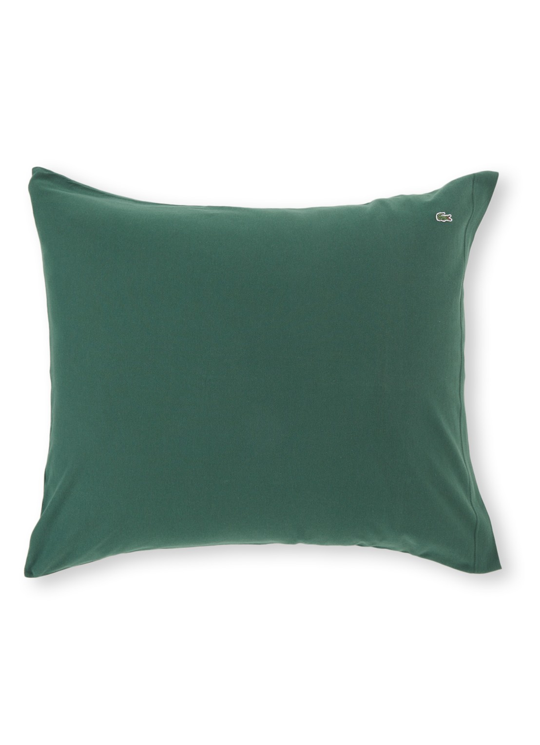 Lacoste Pique kussensloop van  katoen met logo 150TC - voorkant 2 groen