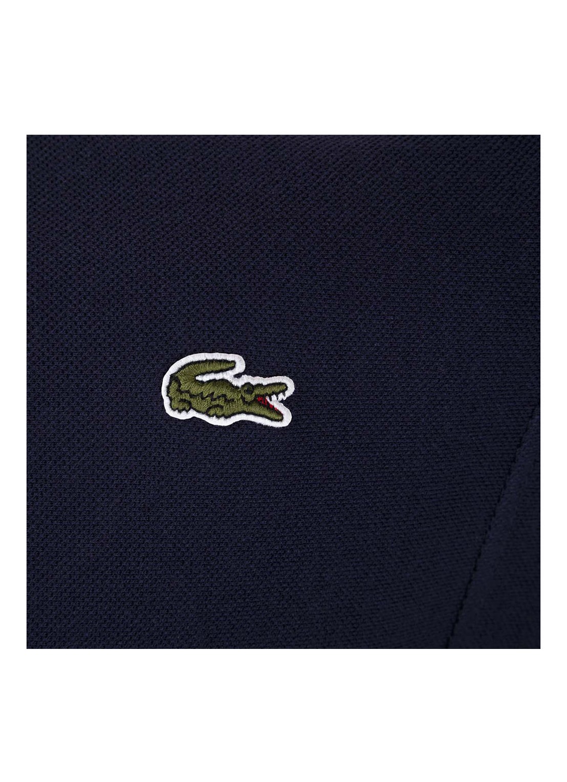 Lacoste Pique Marine kussensloop van katoen met logo 150TC - detail donkerblauw