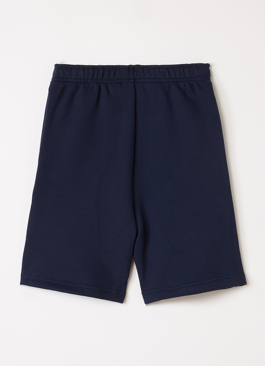 Lacoste Straight fit korte joggingbroek met logo - voorkant 2 donkerblauw