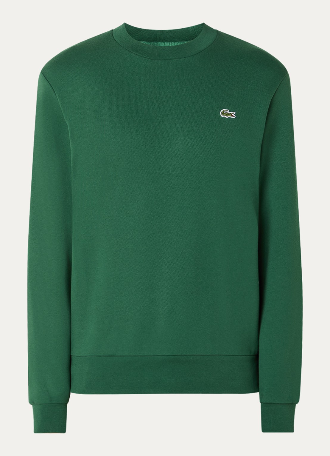 Lacoste Sweater met logo - voorkant 3 groen
