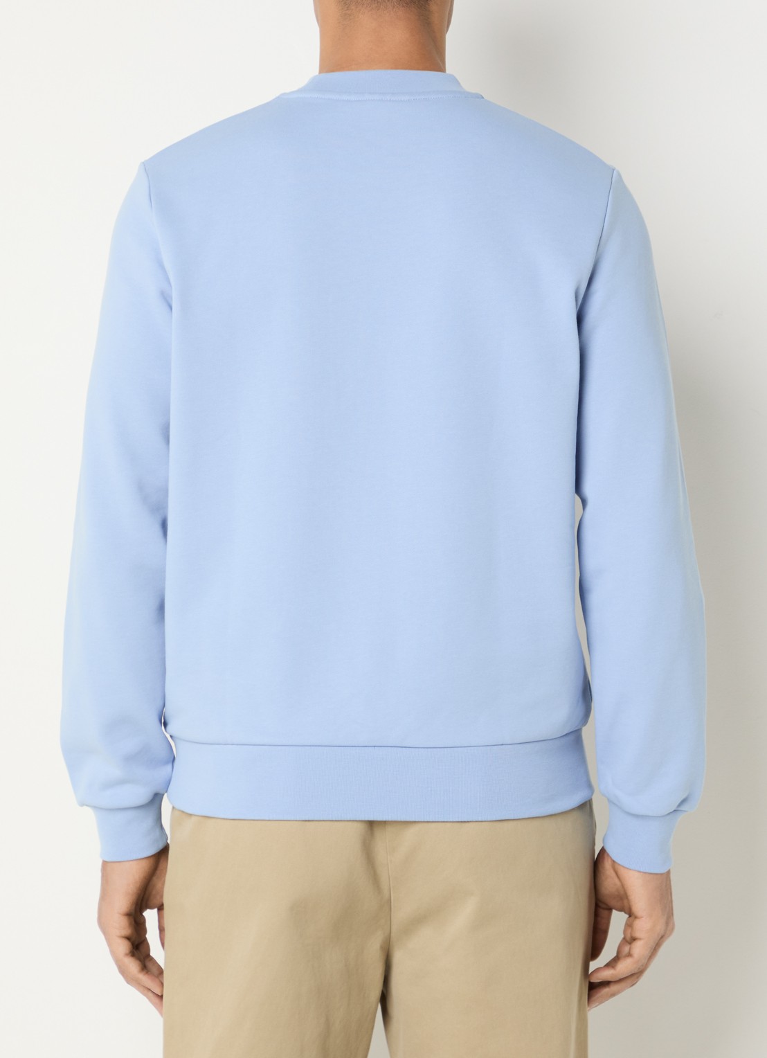 Lacoste Sweater met logo - achterkant 3 lichtblauw
