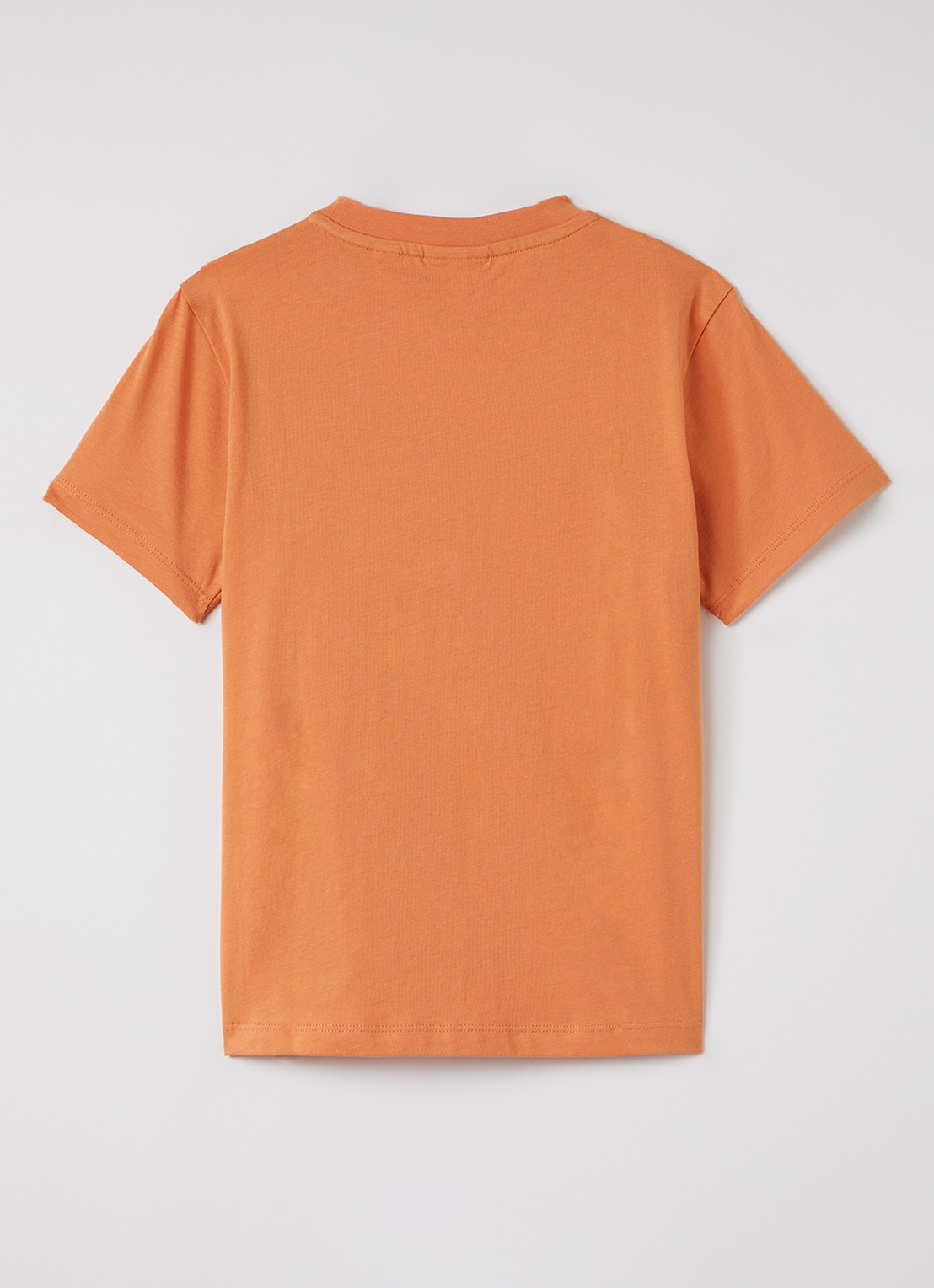 Lacoste T-shirt met logo - voorkant 2 orange