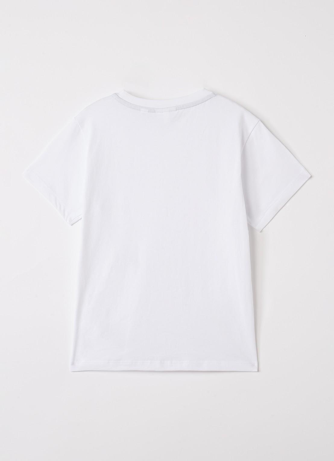 Lacoste T-shirt met logo - voorkant 2 wit