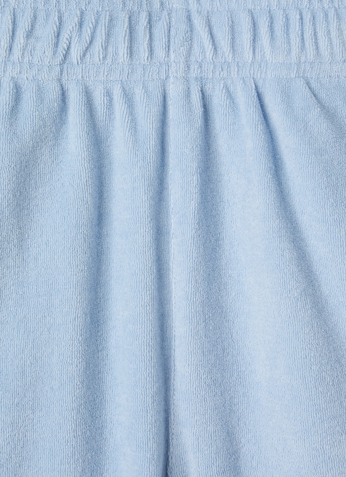 Lacoste Terry loose fit korte broek van badstof - detail 3 lichtblauw