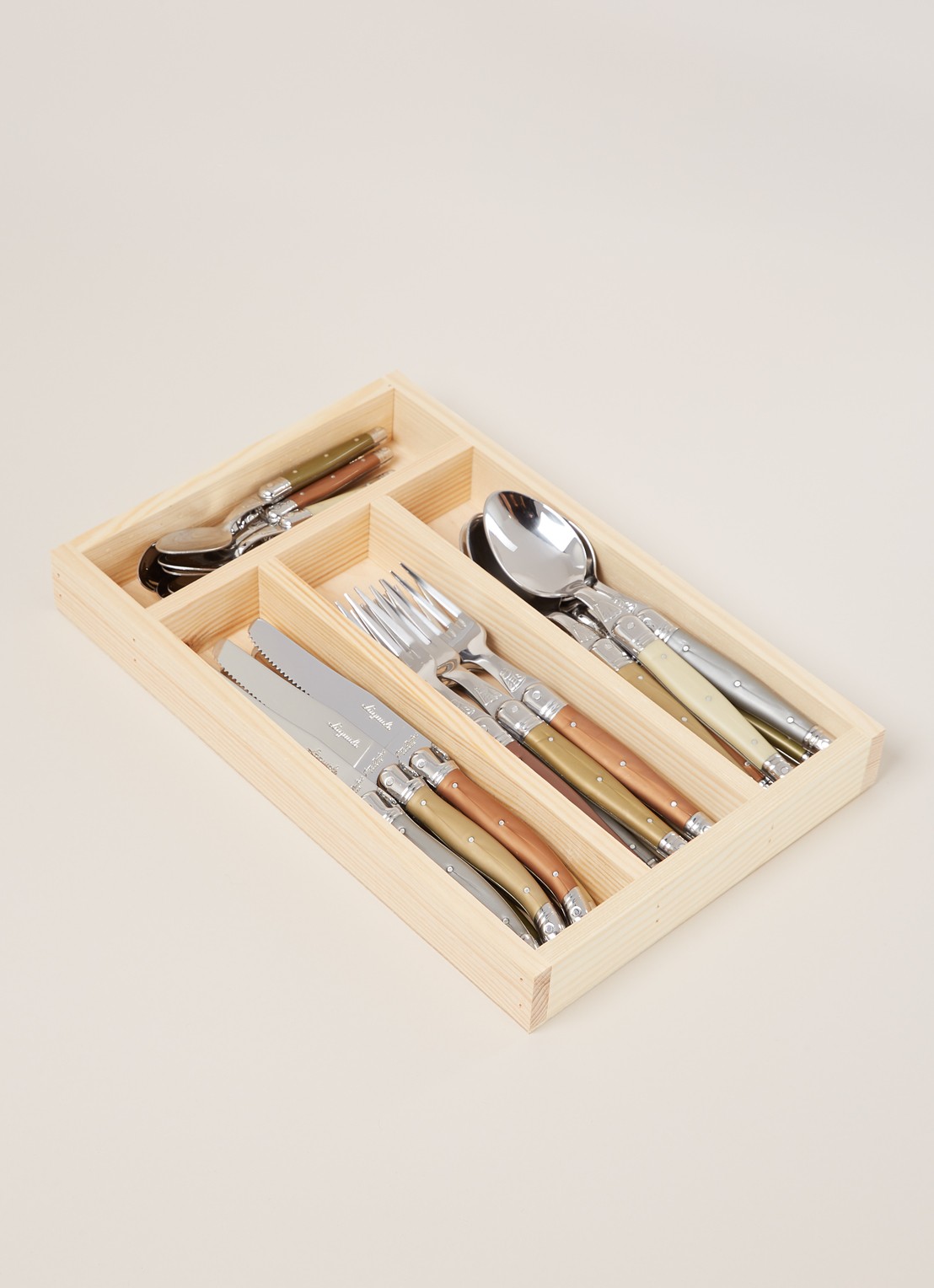 Laguiole Jean Dubost Bestekset 24-delig - voorkant 2 multicolor