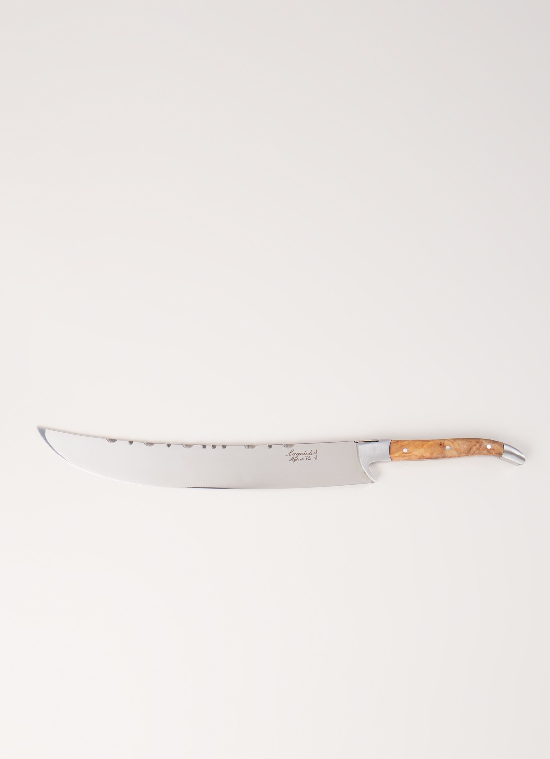 Laguiole Style de Vie Champagnesabel 41 cm - voorkant 2 zilver