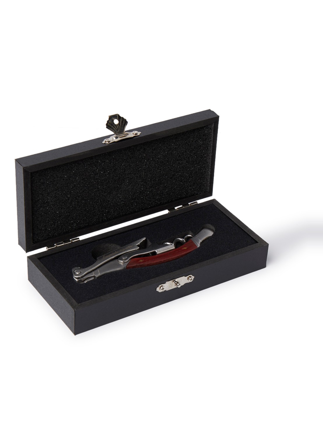 Laguiole Style de Vie Kurkentrekker van rozenhout - voorkant zilver