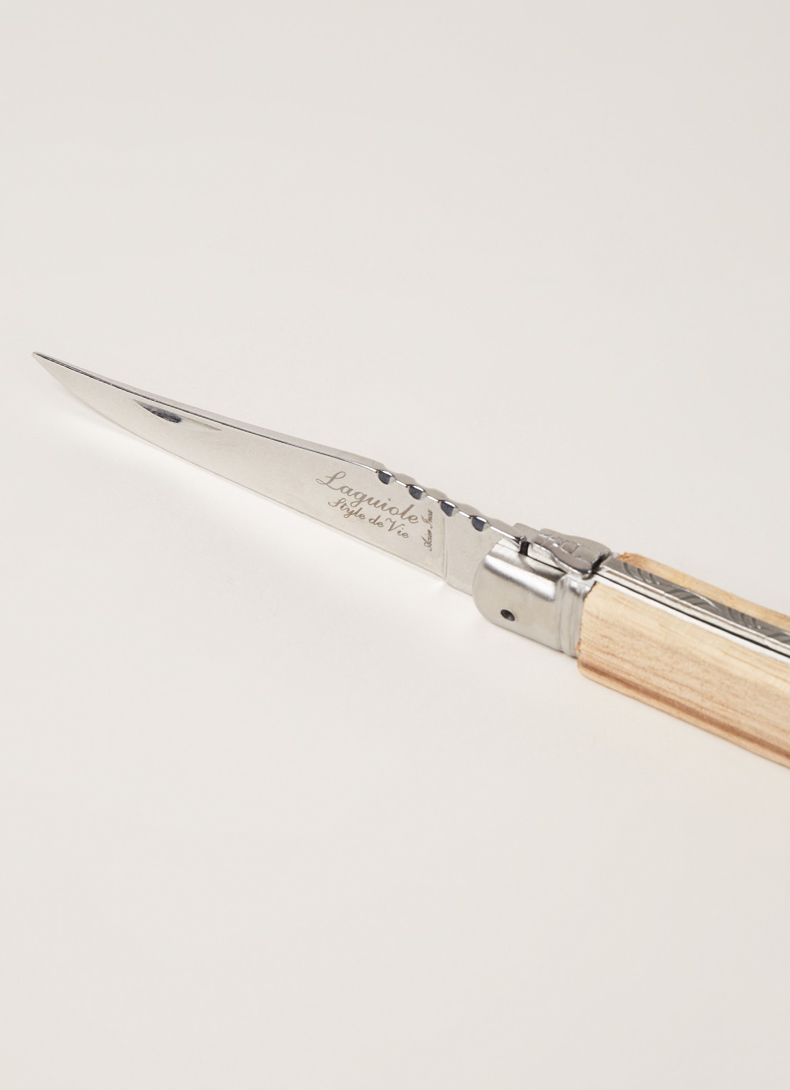 Laguiole Style de Vie Maak je eigen Laguiole zakmes 9,5 cm giftset - detail 3 zilver