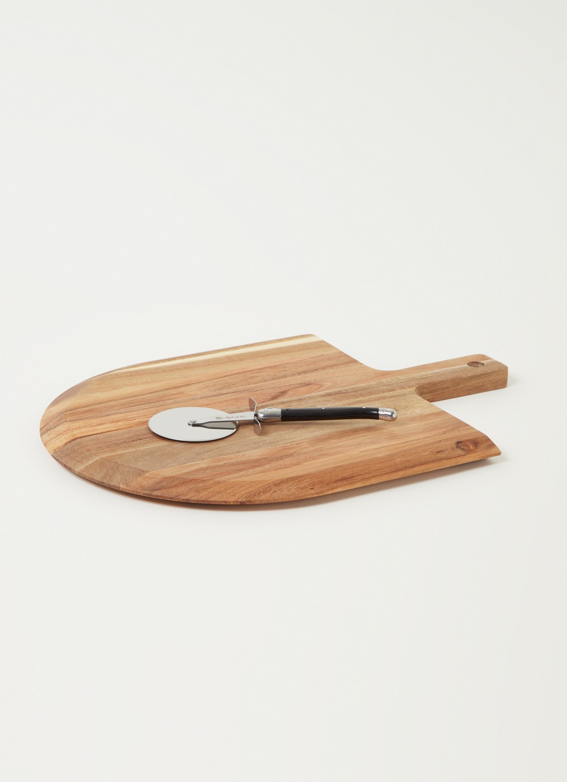 Laguiole Style de Vie Pizza serveerset 2-delig - voorkant 2 bruin