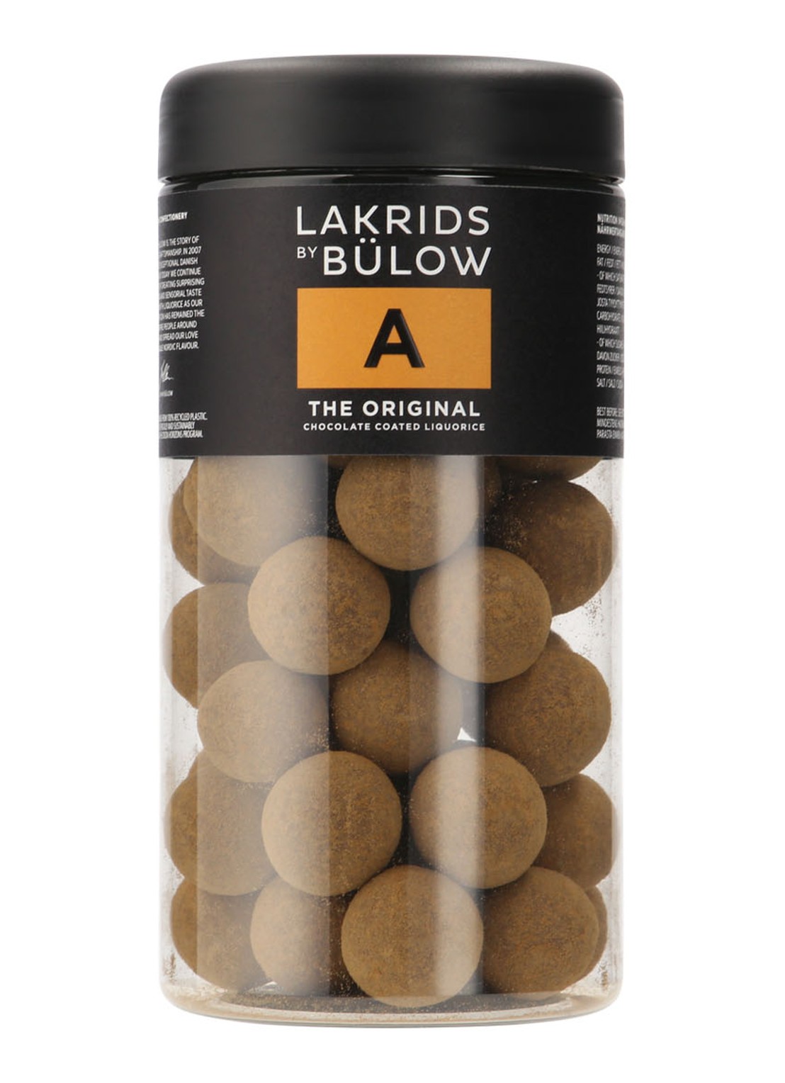 Lakrids by Bülow A - The Original drop met chocolade  270 gram - voorkant undefined
