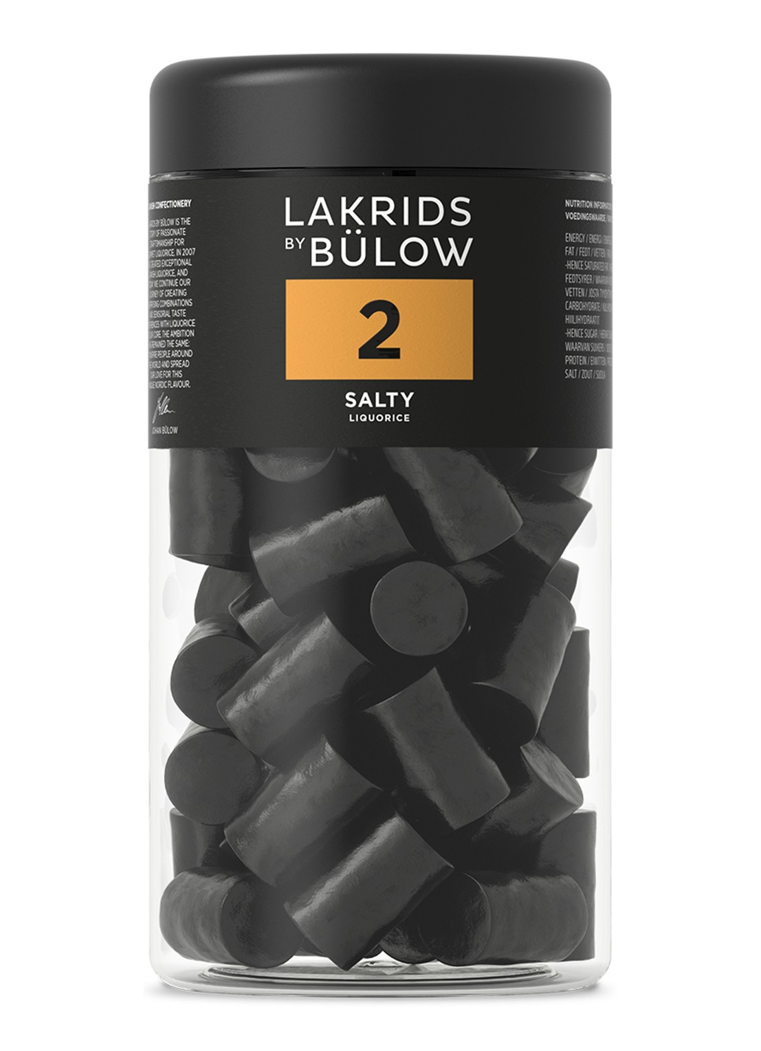 Lakrids by Bülow No. 2 Salty - zoute drop 150 gram - voorkant undefined