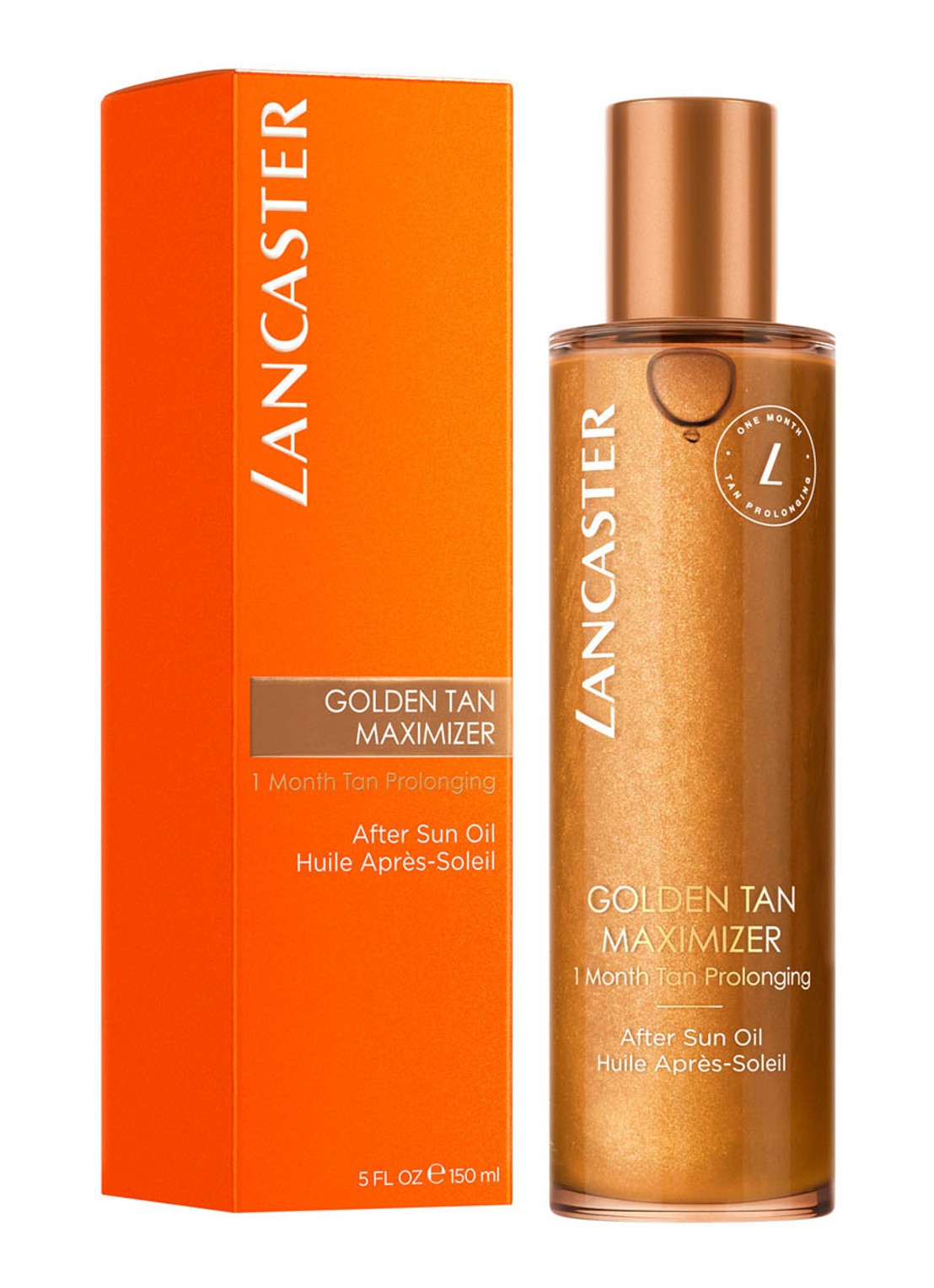 Lancaster Golden Tan Maximizer - bruinversnellende aftersun - voorkant 2 undefined