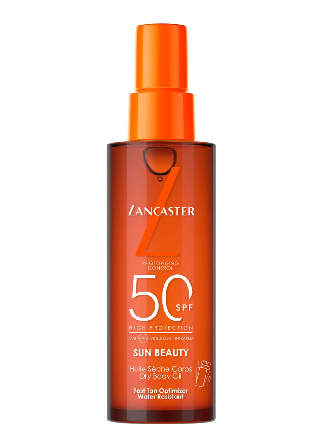 Lancaster Sun Beauty Dry Body Oil SPF 50 - zonneolie - voorkant 6 undefined