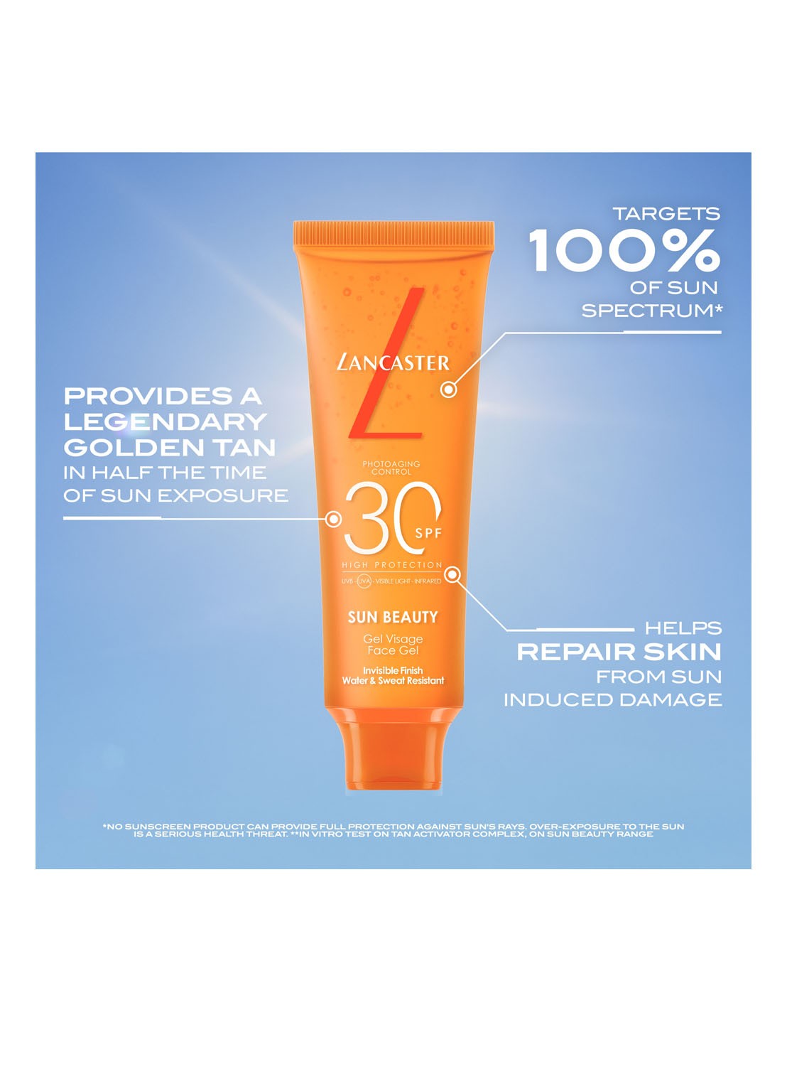 Lancaster Sun Beauty Face Gel SPF 30 - gezichtsgel - detail 5 undefined