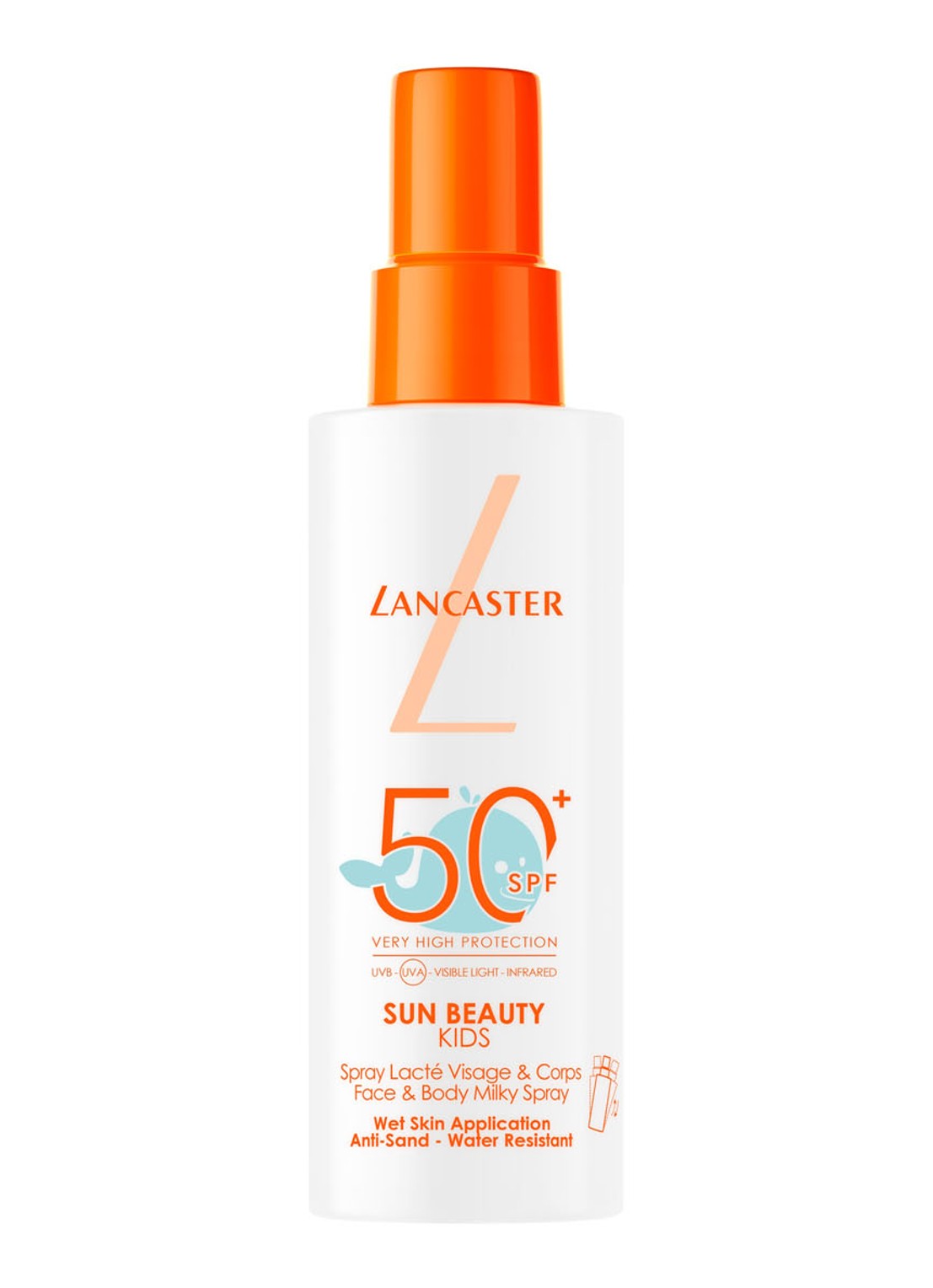 Lancaster Sun Beauty Kids Milky Spray SPF 50 - zonnespray - voorkant undefined