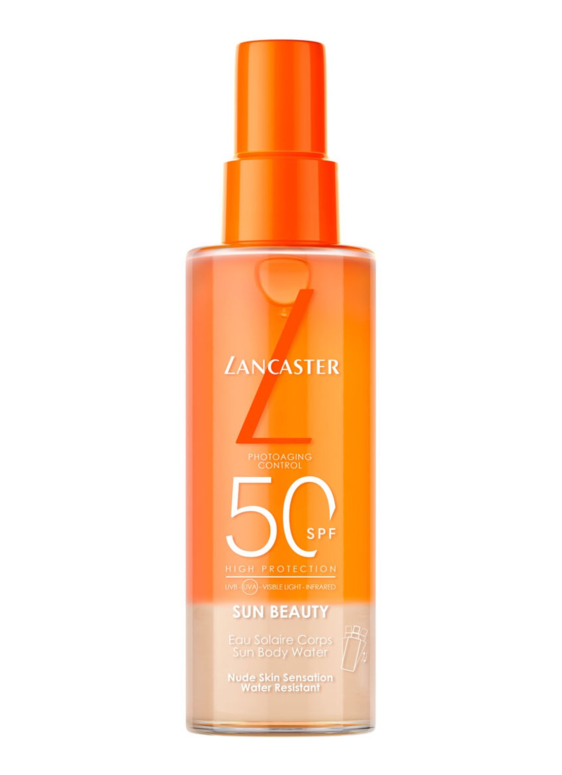 Lancaster Sun Beauty Sun Body Water SPF 50 - zonnespray - voorkant 5 undefined