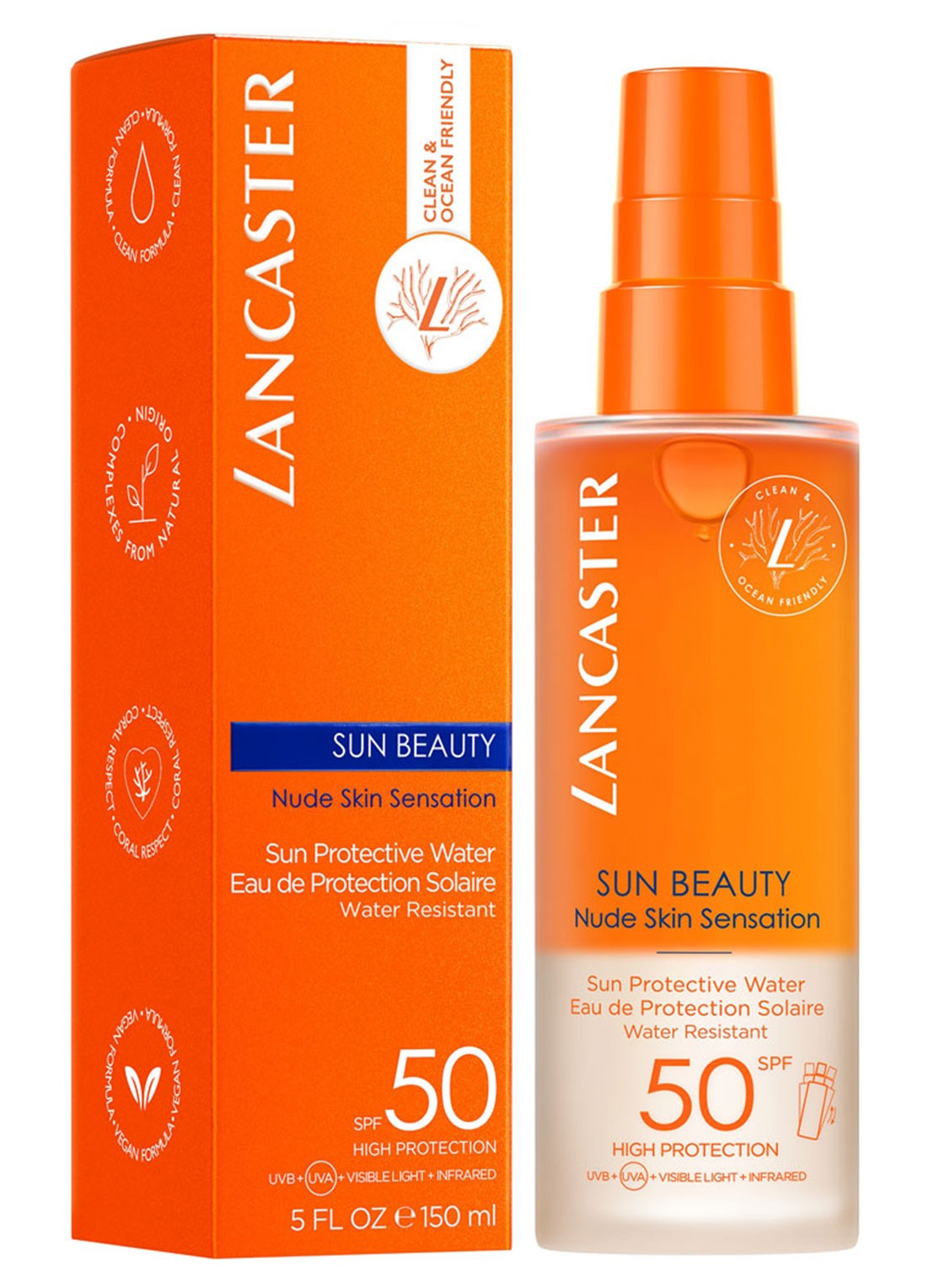 Lancaster Sun Beauty Sun Protective Water SPF 50 - zonnebrand - voorkant 7 undefined