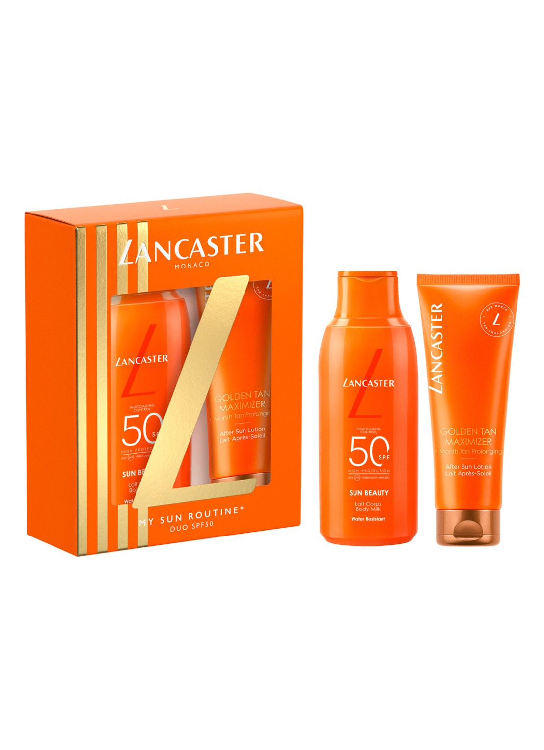 Lancaster Sun Duo SPF50 - verzorgingsset - voorkant undefined