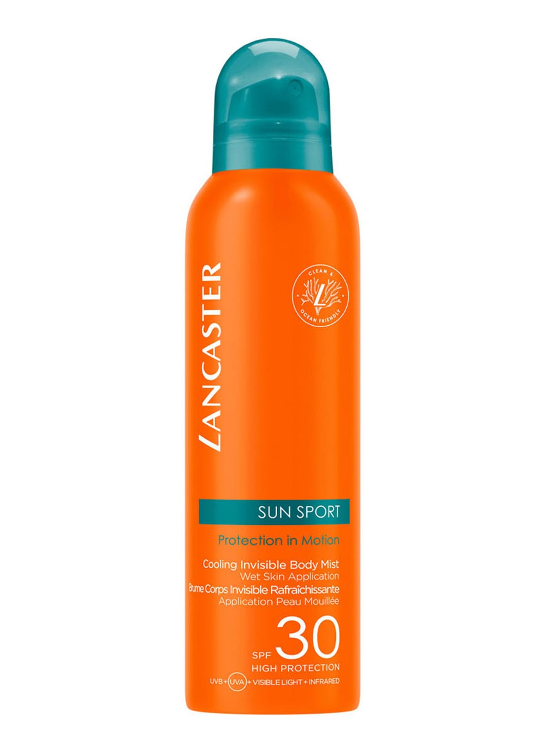 Lancaster Sun Sport Body Mist SPF 30 - zonnemist - voorkant 6 undefined