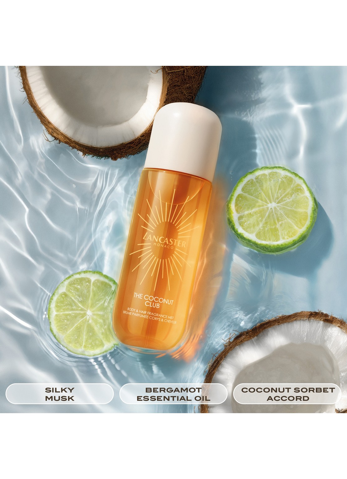 Lancaster  The Coconut Club Body & Hair Fragrance Mist - voorkant 6 undefined