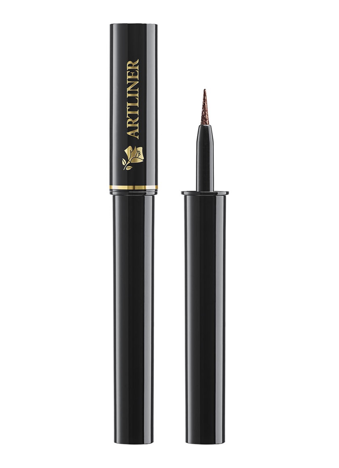 Lancôme Artliner - vloeibare eyeliner - voorkant 03 - brown metallic