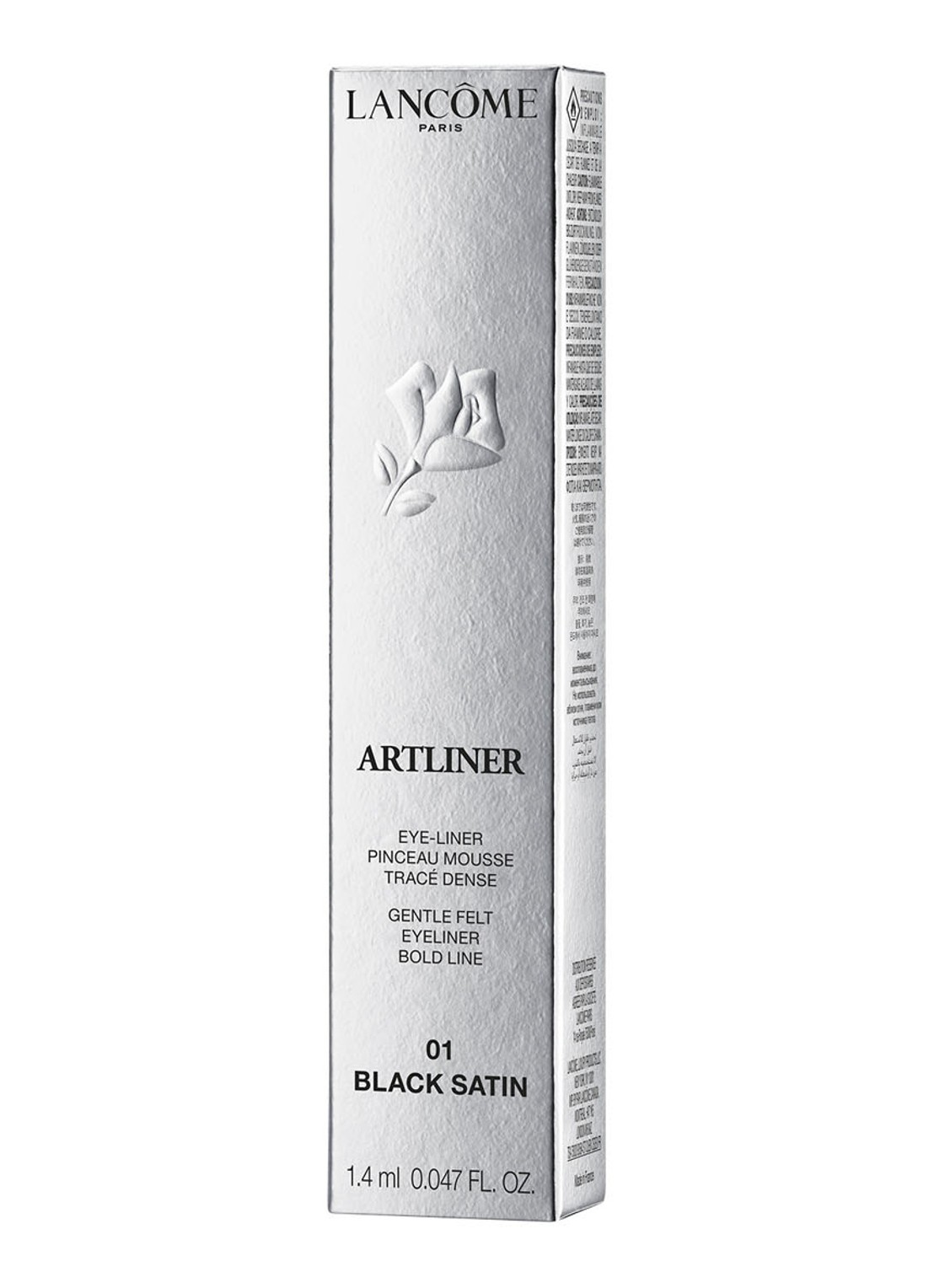 Lancôme Artliner - vloeibare eyeliner - detail 2 01 - black satin