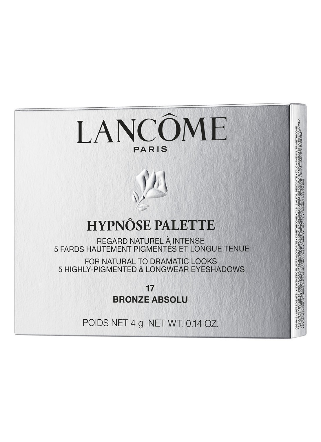 Lancôme Hypnôse Palette - oogschaduwpalette  - voorkant 2 17 golden kaki