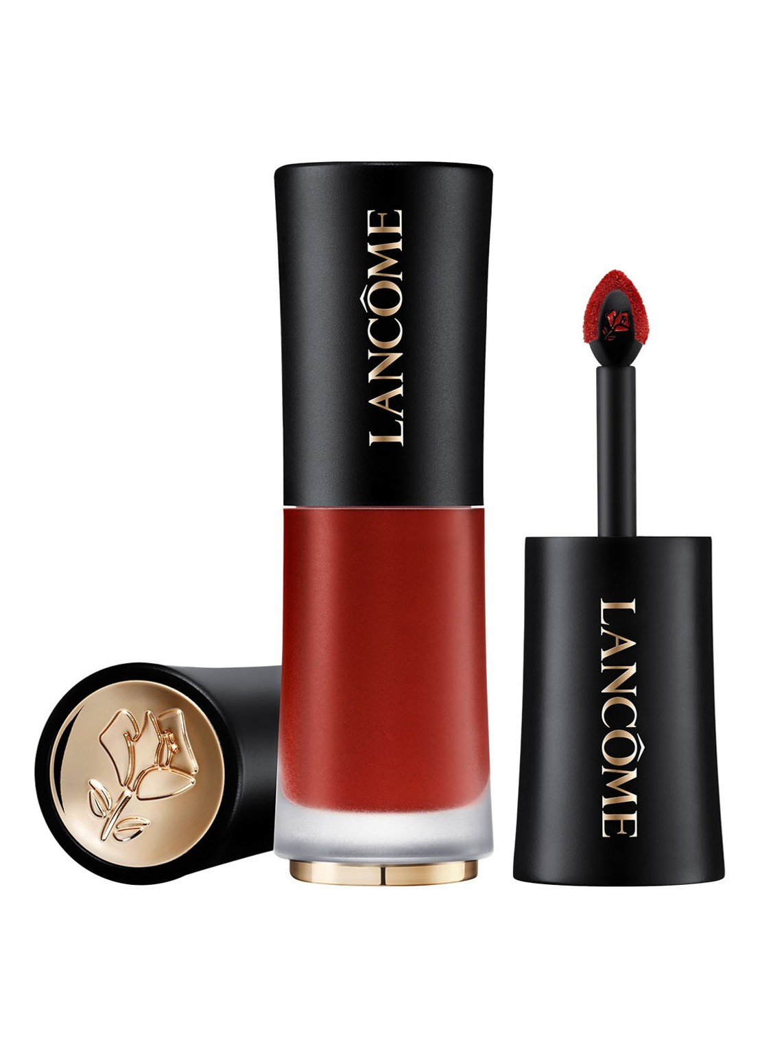 Lancôme L'Absolu Rouge Drama Ink - vloeibare lipstick - voorkant 196 french touch