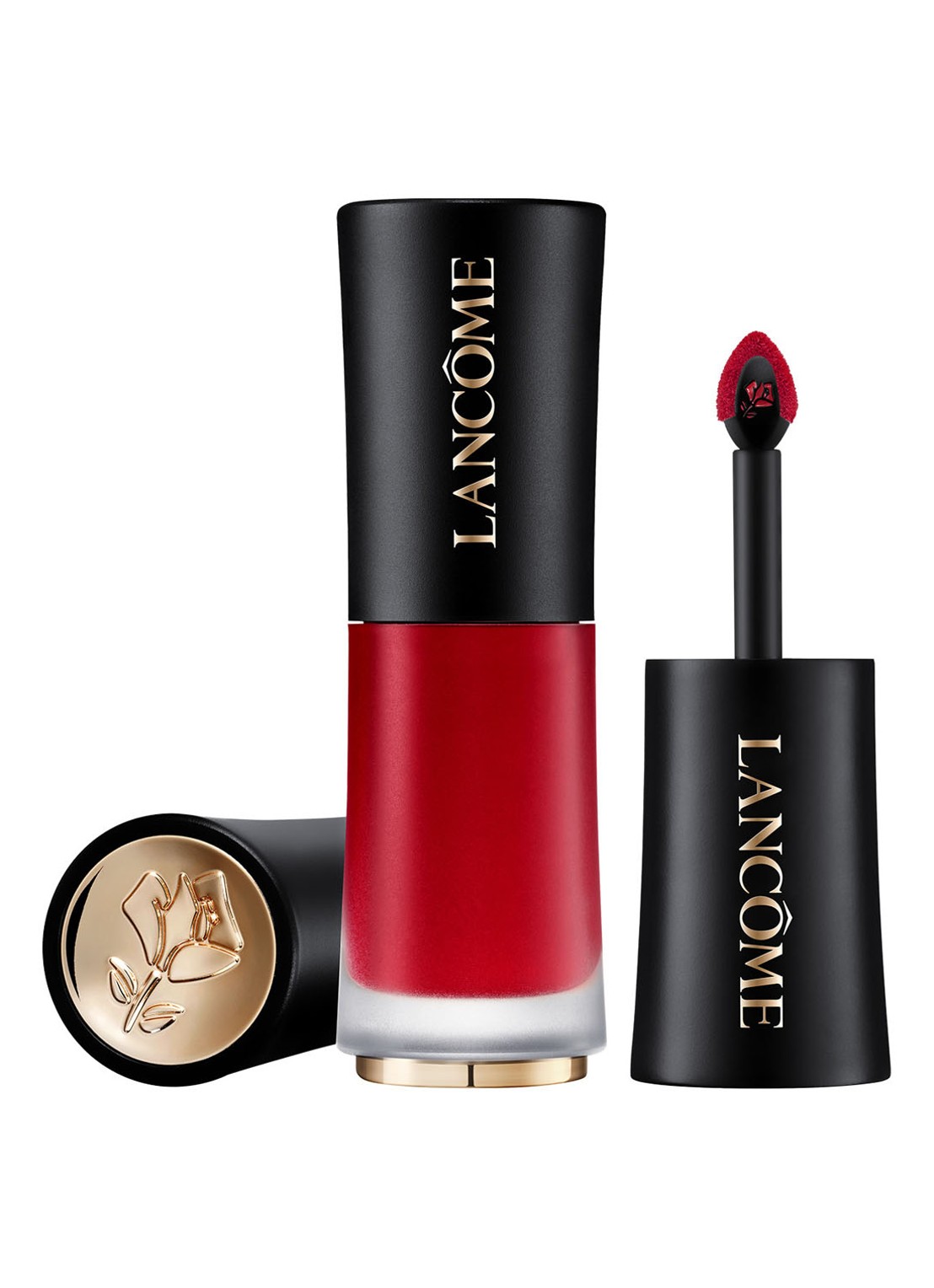 Lancôme L'Absolu Rouge Drama Ink - vloeibare lipstick - voorkant 525 french bisou