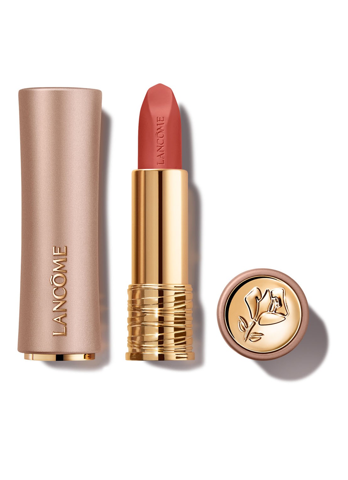 Lancôme L'Absolu Rouge Intimatte Lippenstift - voorkant 273 french nude