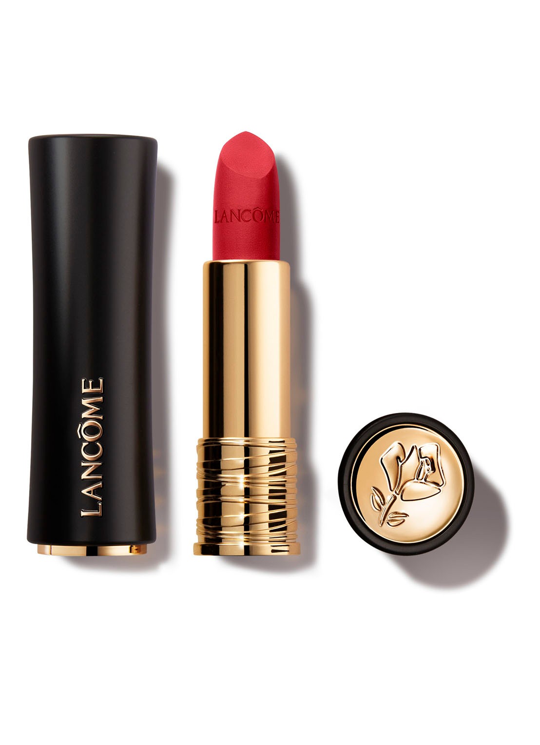 Lancôme Lancôme L'Absolu Rouge Drama Matte Lippenstift  - voorkant 158 red is drama