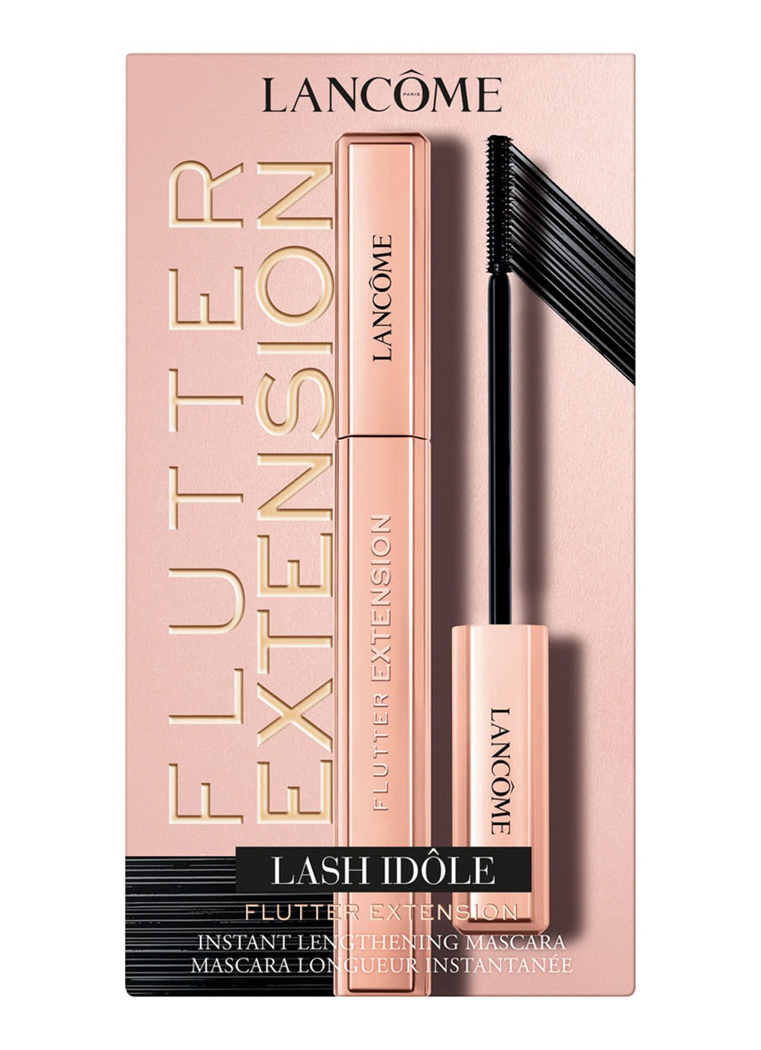 Lancôme Lash Idôle Flutter Extension & Lip Idôle Butterglow - make-up set - voorkant undefined
