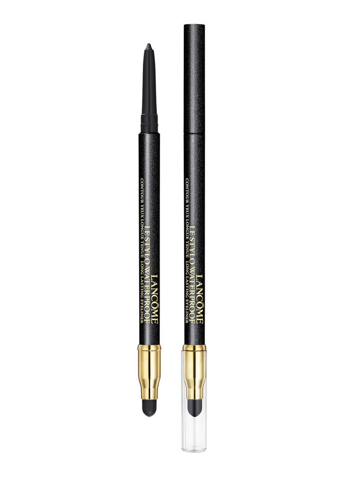 Lancôme Le Stylo Waterproof - oogpotlood  - voorkant 01 black metallic
