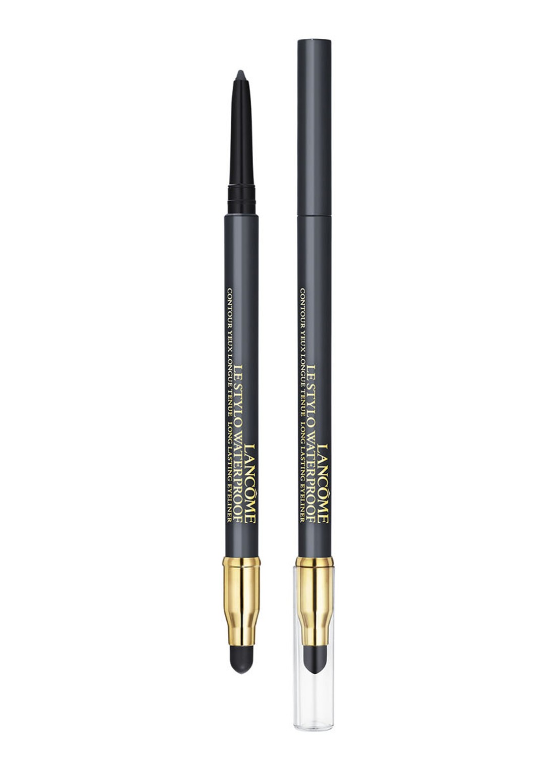 Lancôme Le Stylo Waterproof - oogpotlood  - voorkant 08 dark grey matte