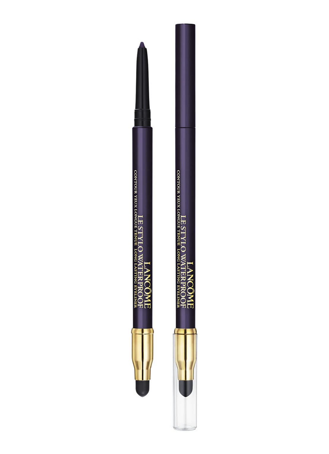 Lancôme Le Stylo Waterproof - oogpotlood  - voorkant 2 09 purple matte