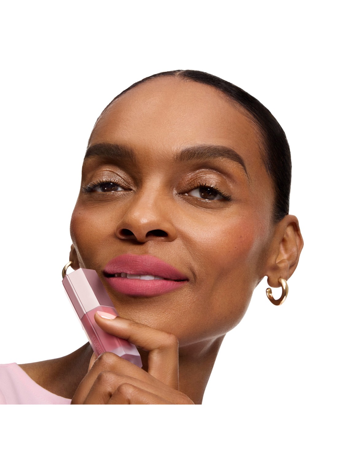 Lancôme Lip Idôle Cuddle Blur - vloeibare lipstick - detail 4 23 cozy berry