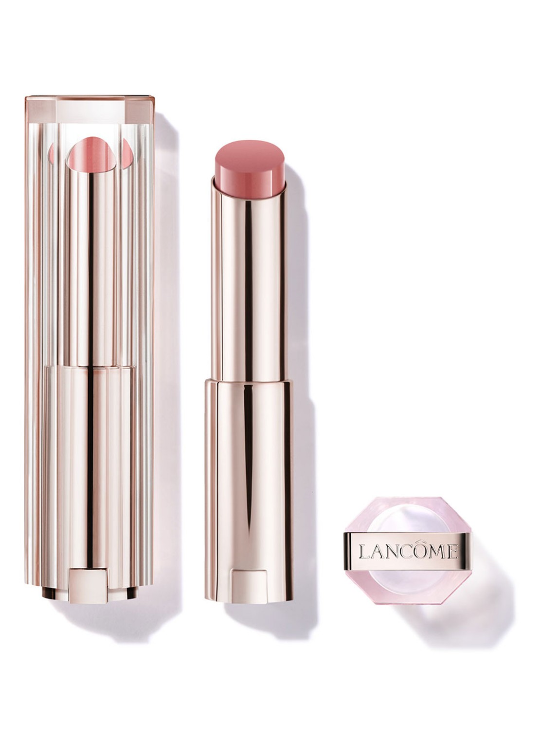 Lancôme Lip Idôle Squalane-12 Butterglow™ - getinte lipbalsem - voorkant 28 pink squad