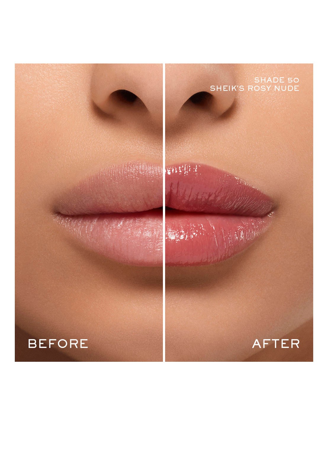 Lancôme Lip Idôle Squalane-12 Butterglow™ - getinte lipbalsem - detail 5 50 sheiks rosy nude