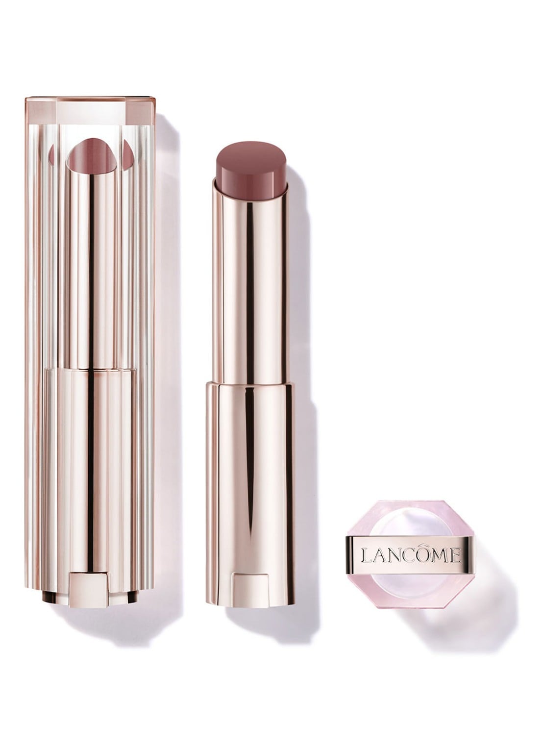 Lancôme Lip Idôle Squalane-12 Butterglow™ - getinte lipbalsem - voorkant 51 nude vibe