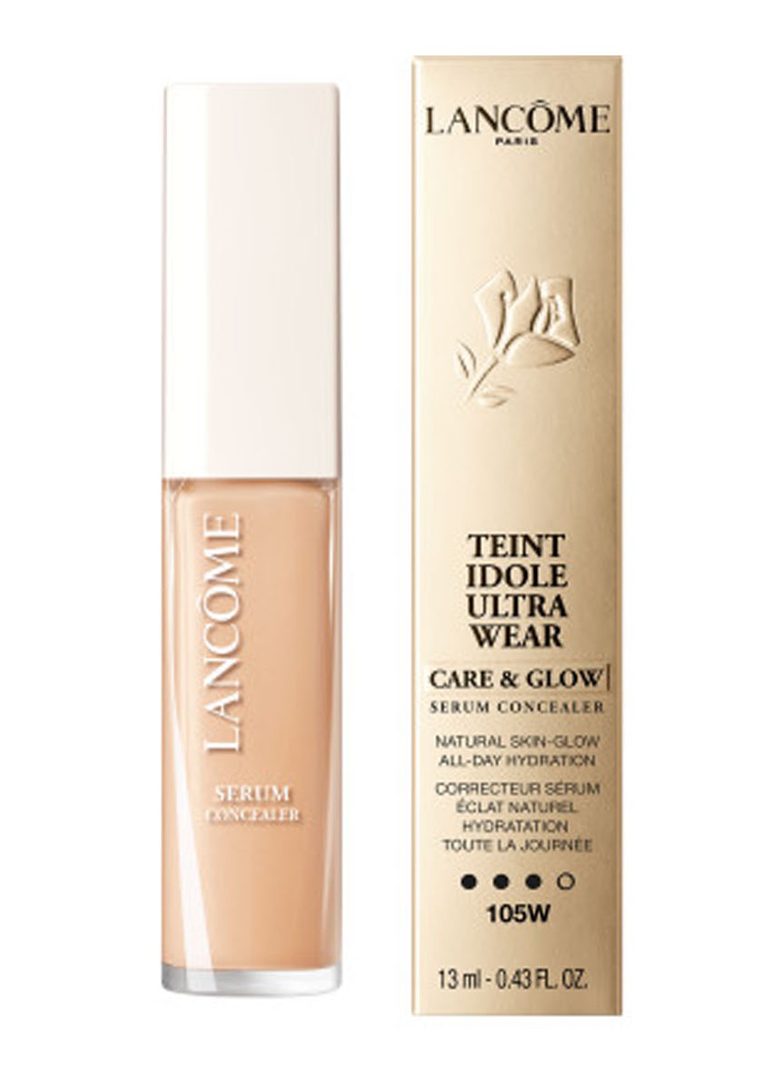 Lancôme Teint Idole Ultra Wear Care & Glow Serum Concealer - voorkant 7 105w
