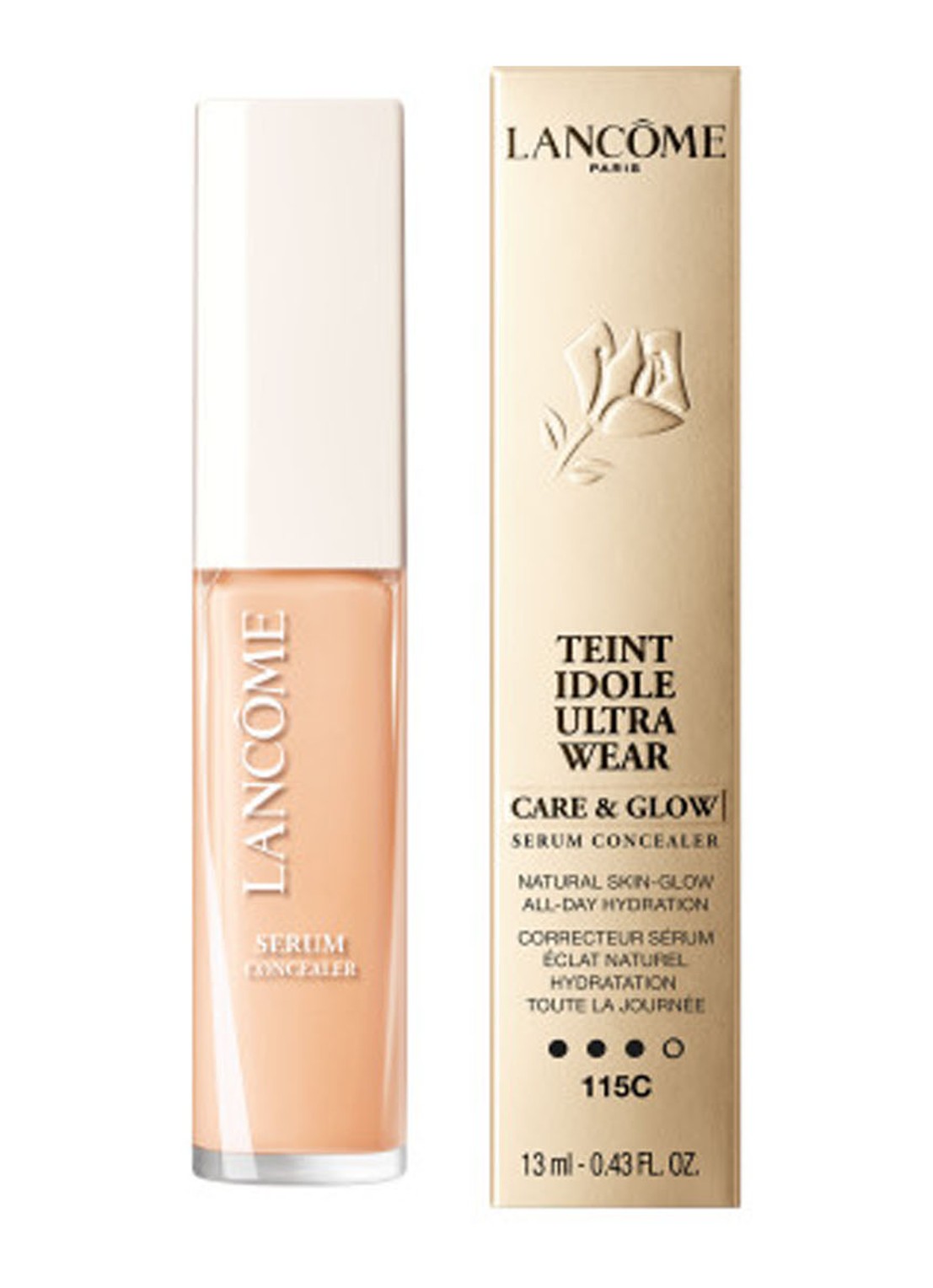 Lancôme Teint Idole Ultra Wear Care & Glow Serum Concealer - voorkant 7 115c