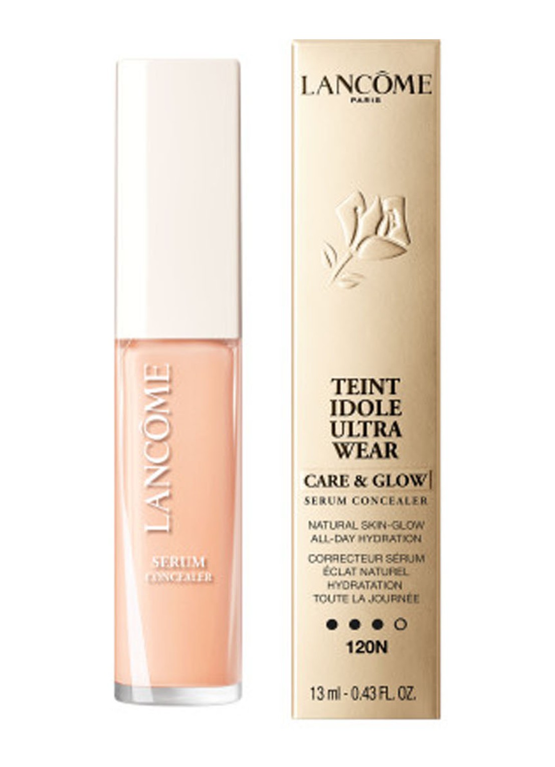 Lancôme Teint Idole Ultra Wear Care & Glow Serum Concealer - voorkant 2 120n