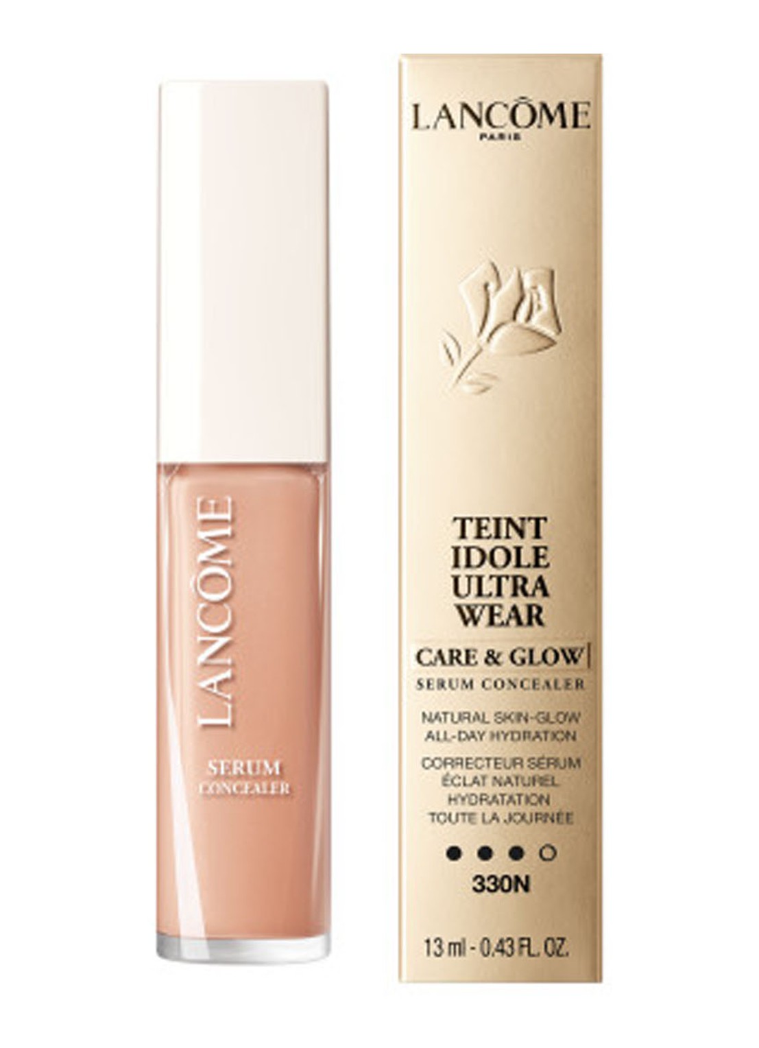 Lancôme Teint Idole Ultra Wear Care & Glow Serum Concealer - voorkant 2 330n