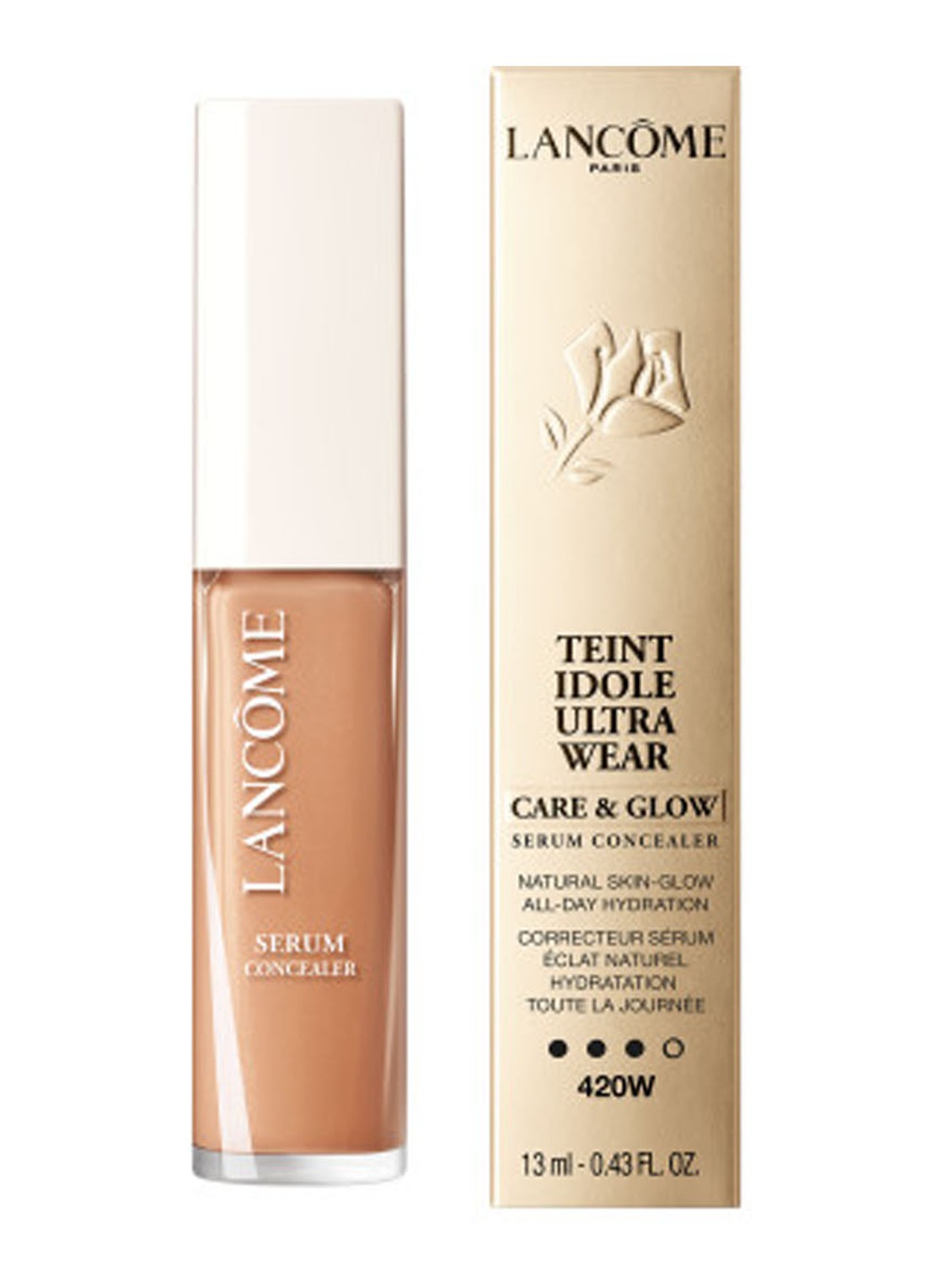 Lancôme Teint Idole Ultra Wear Care & Glow Serum Concealer - voorkant 7 420w
