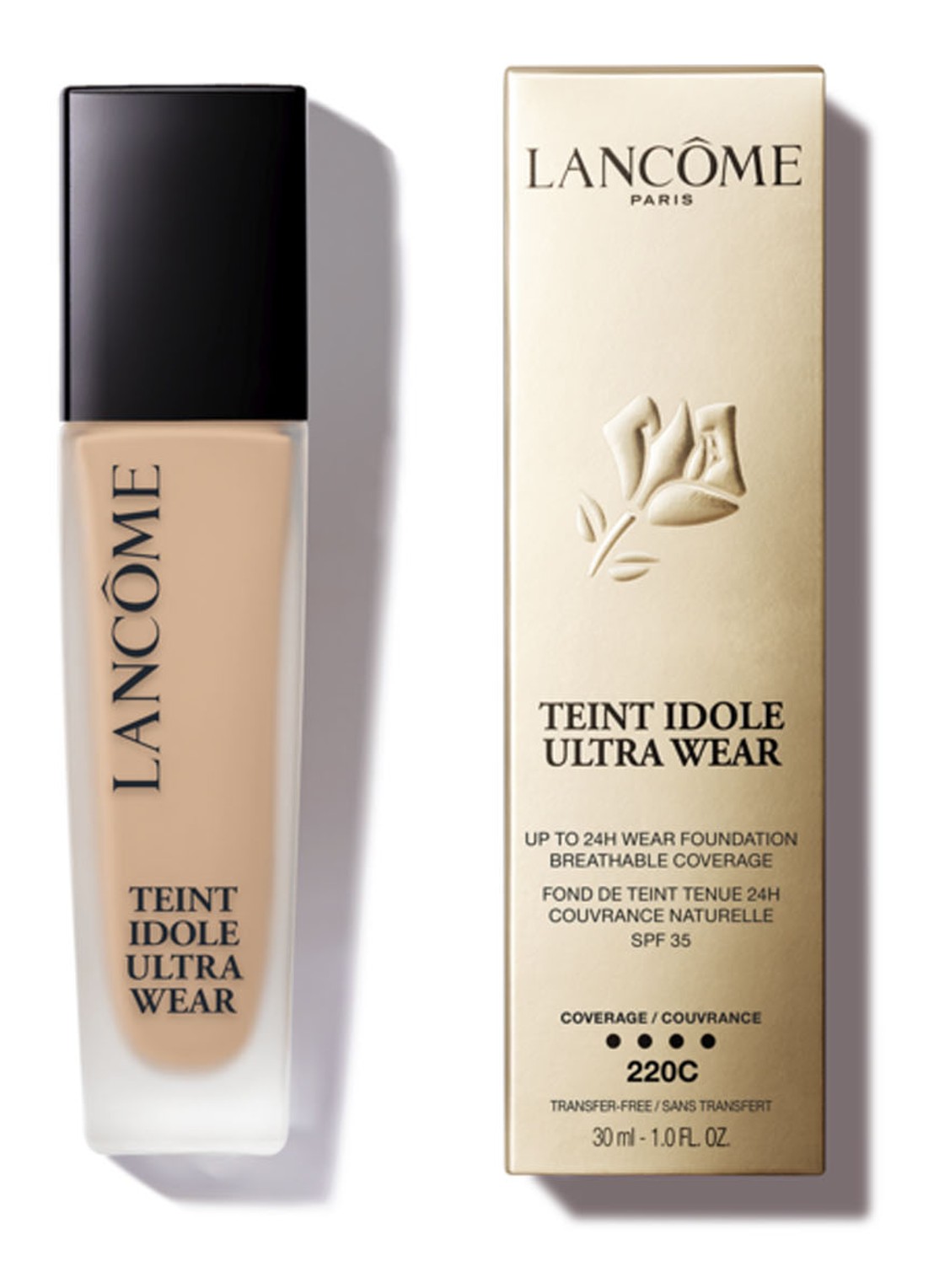 Lancôme Teint Idole Ultra Wear Foundation - voorkant 6 220c