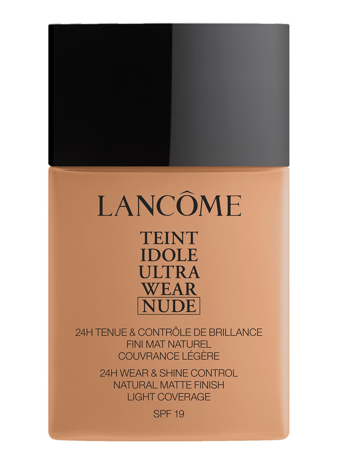 Lancôme Teint Idôle Ultra Wear Nude SPF19 - foundation - voorkant 035 beige doré