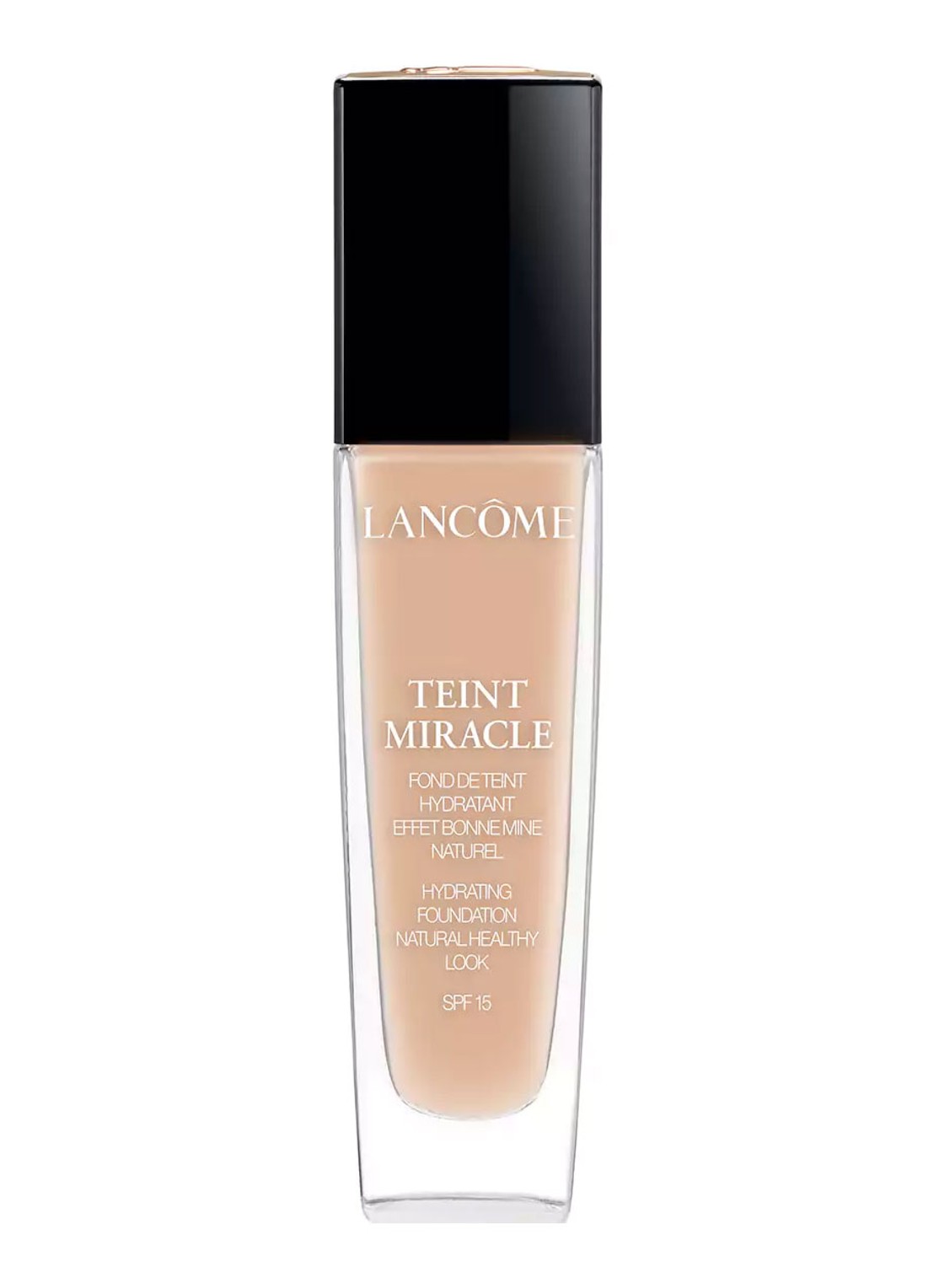Lancôme Teint Miracle SPF 15 / PA+++ Foundation - voorkant 2 03 beige diaphane