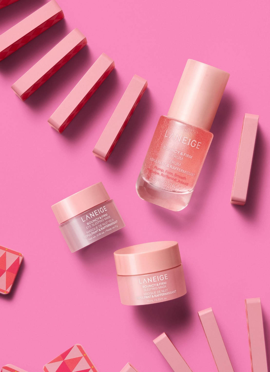 Laneige Bouncy & Firm Mini Skin Treat - Limited Edition verzorgingsset - achterkant undefined