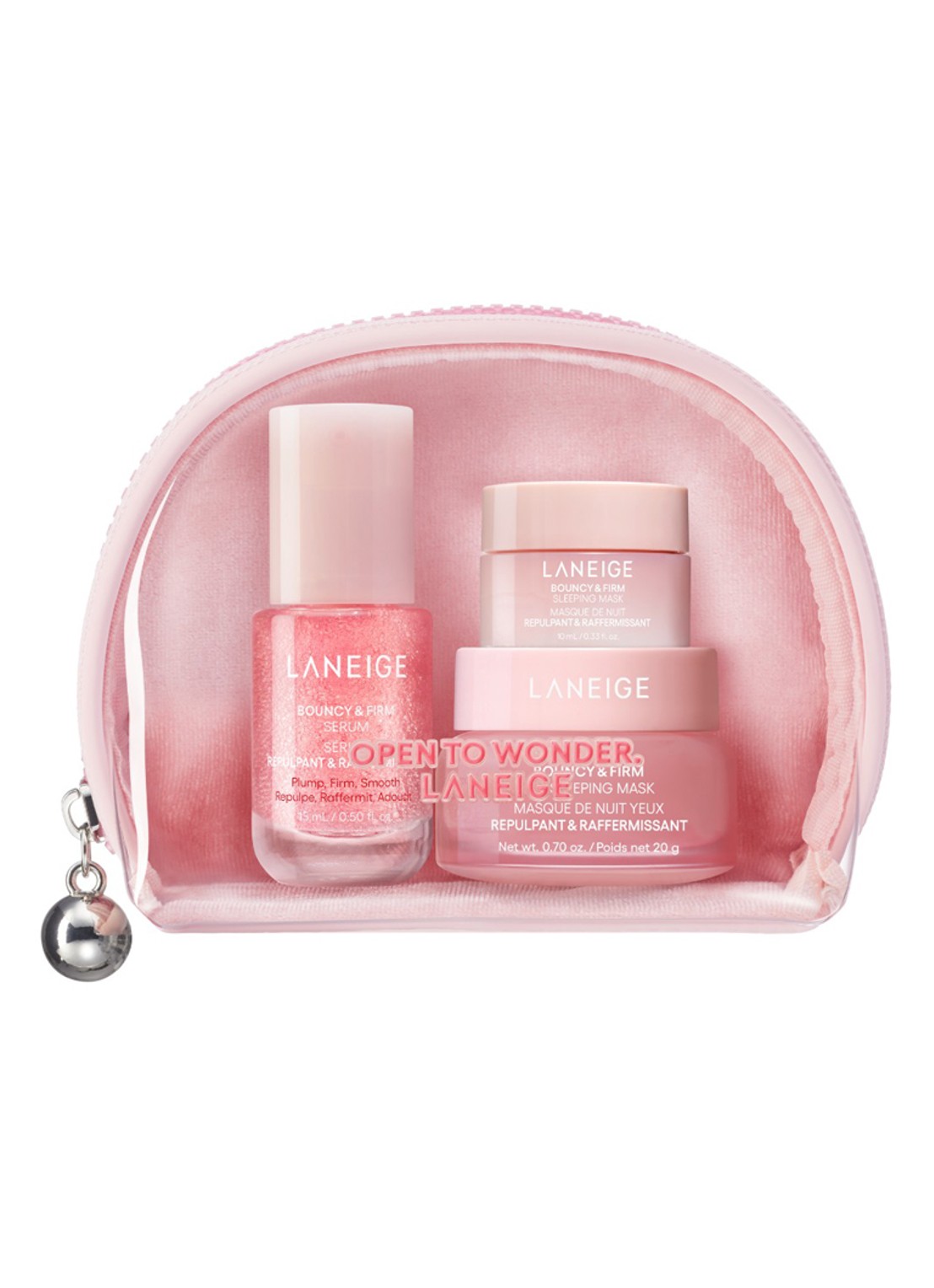 Laneige Bouncy Skin On The Go Set - travel size verzorgingsset - voorkant 2 undefined