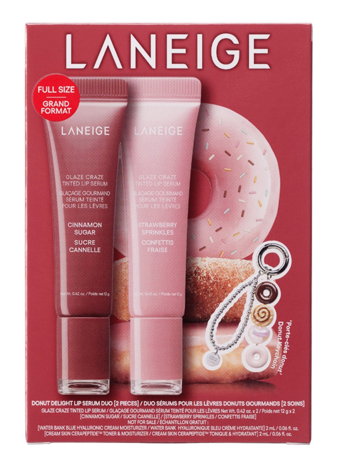 Laneige Donut Delight Lip Serum Duo - make-up set - voorkant 4 undefined